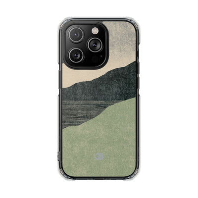 Green Impact MagSafe Phone Case for iPhone - Moss Ridge Grain