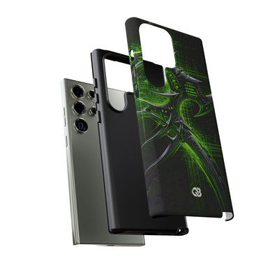 Cyber Sigil Grid · Tough Phone Case for Samsung · Green