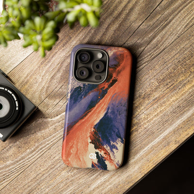 Solar Aura Drift · Tough Phone Case for iPhone · Orange
