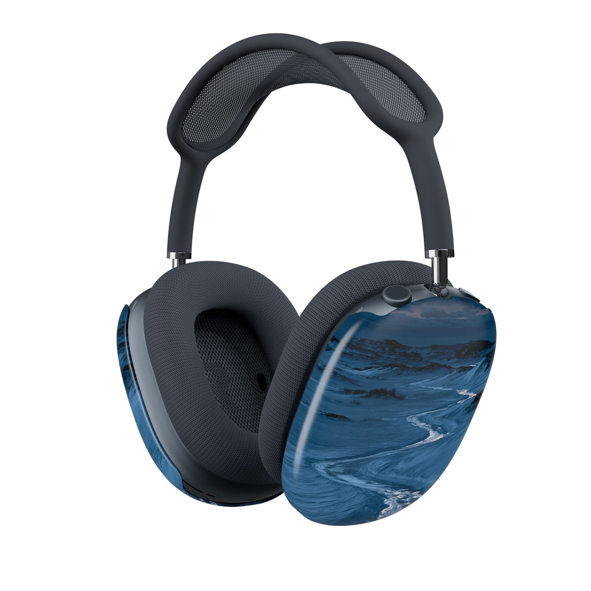 Arctic Moon Drift · Hard Case for AirPods Max · Blue