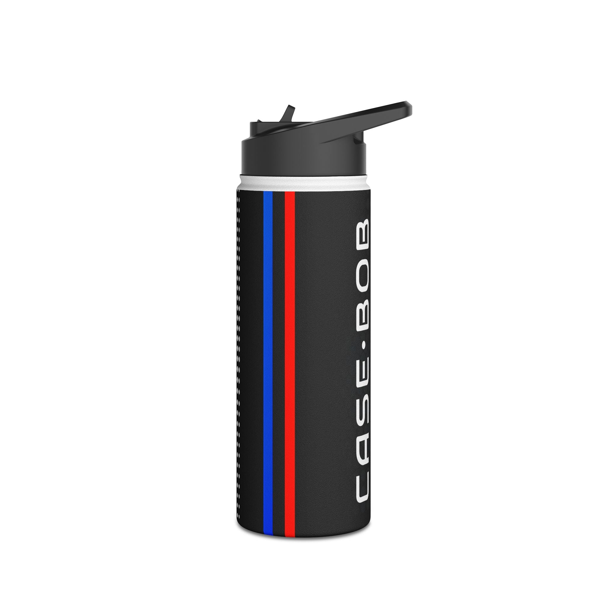 Tapered Dot Columns - Stainless Steel Water Bottle