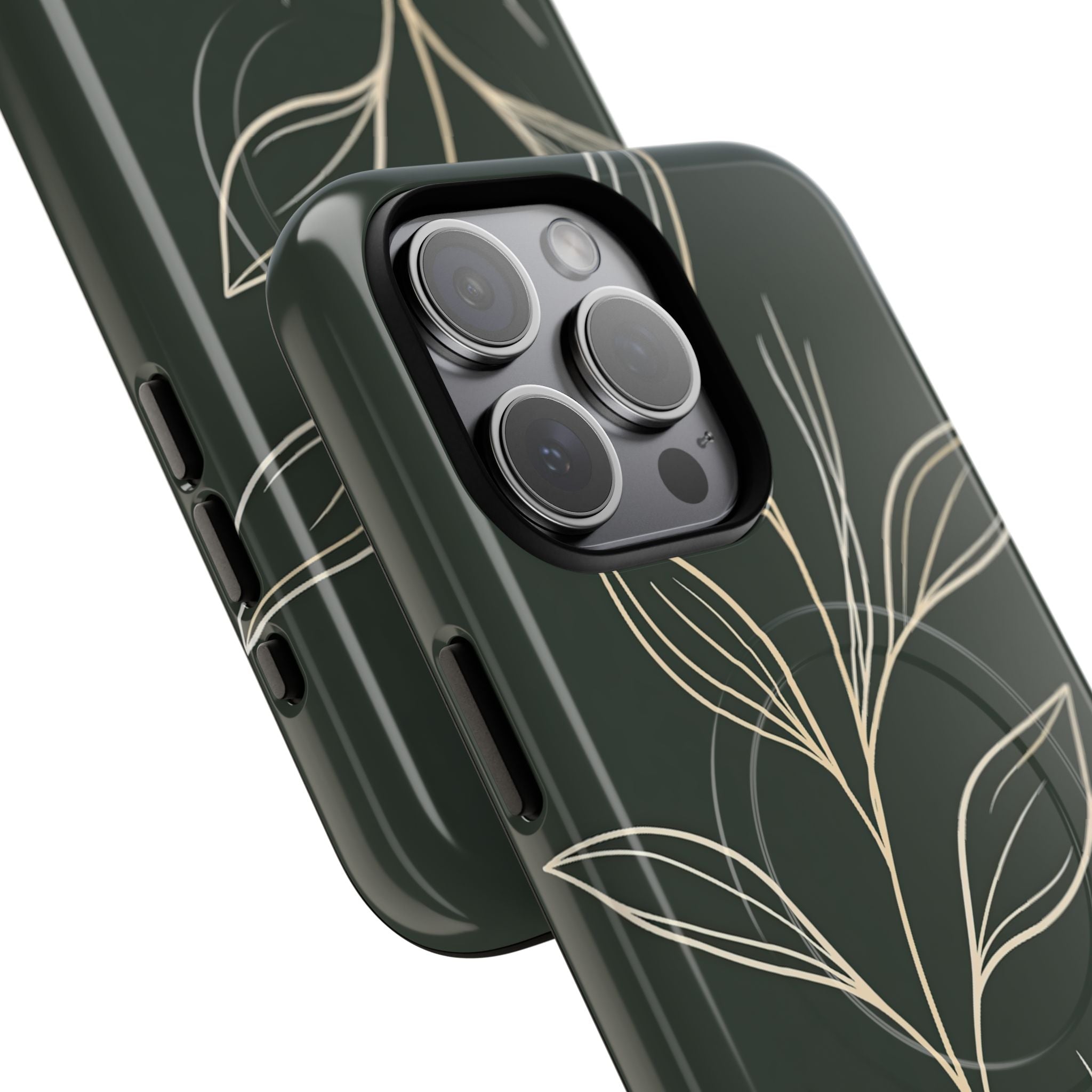 Green Tough 2.0 Magsafe Phone Case for iPhone - Deep Moss Willow