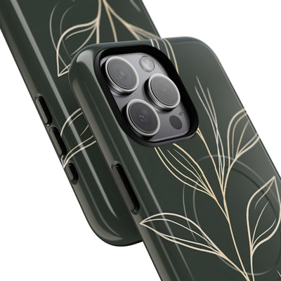 Green Tough 2.0 Magsafe Phone Case for iPhone - Deep Moss Willow