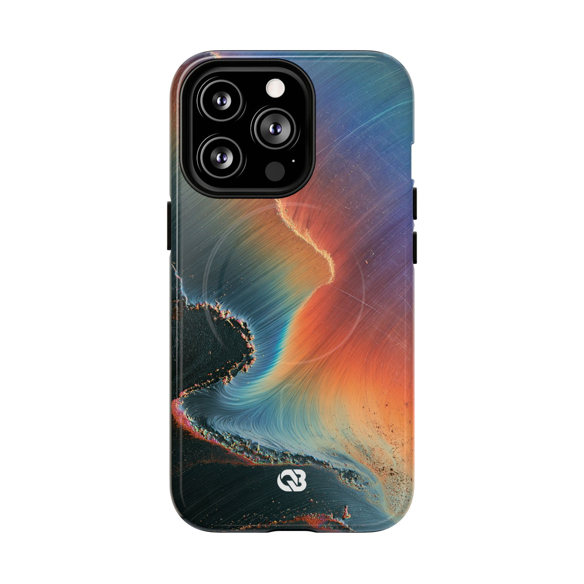 Prismatic Aura Shift · Tough 2.0 Magnetic Phone Case for iPhone · Blue
