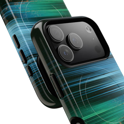 Digital Shoreline Drift · Tough 2.0 Magnetic Phone Case for iPhone · Teal