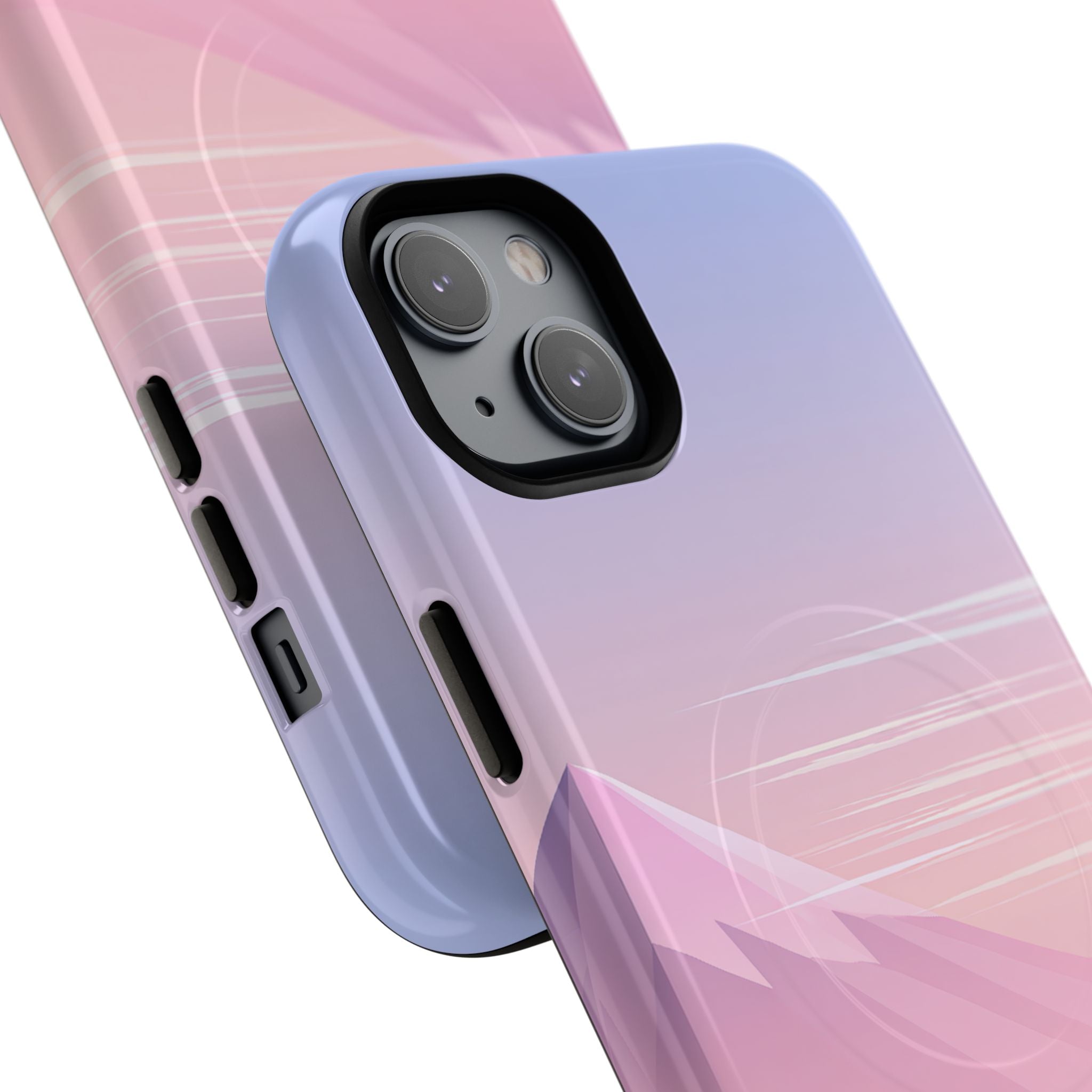 Purple Tough 2.0 Magsafe Phone Case for iPhone - Lavender Alpine Dawn