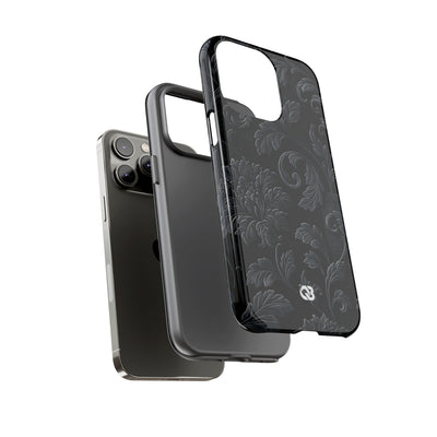 Obsidian Damask · Tough Phone Case for iPhone · Black