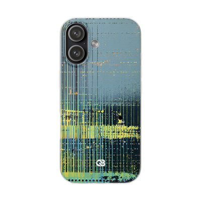Acid Raster Circuit · Lite Phone Case for iPhone ·  Teal