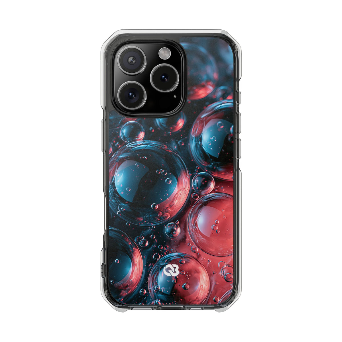 Aqua Gel Spheres · Clear Impact Magnetic Phone Case for iPhone · Blue