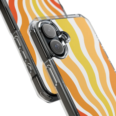 Amber Solar Waves · Impact Phone Case for iPhone · Magsafe