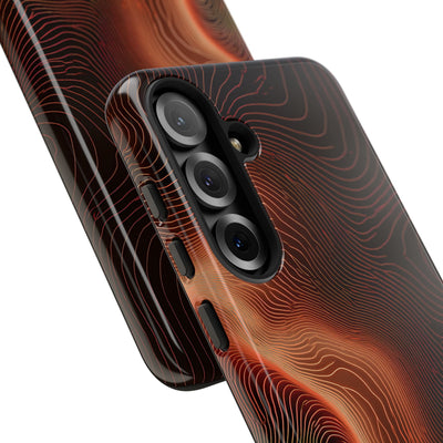 Caldera Ridge · Tough Phone Case for Samsung · Orange