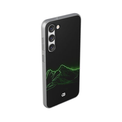 Nordic Mountain Contour · Lite Phone Case for Samsung · Black