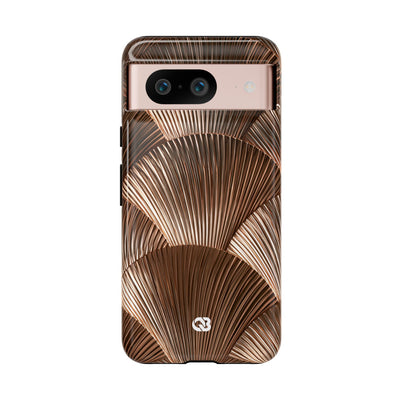 Rose Gilded Fan · Tough Phone Case for Pixel ·  Gold