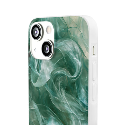 Translucent Aqua Flow · Lite Phone Case for iPhone ·  Teal