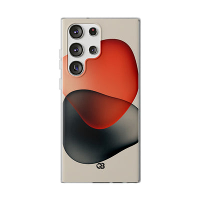 Translucent Crimson Form · Lite Phone Case for Samsung · Red