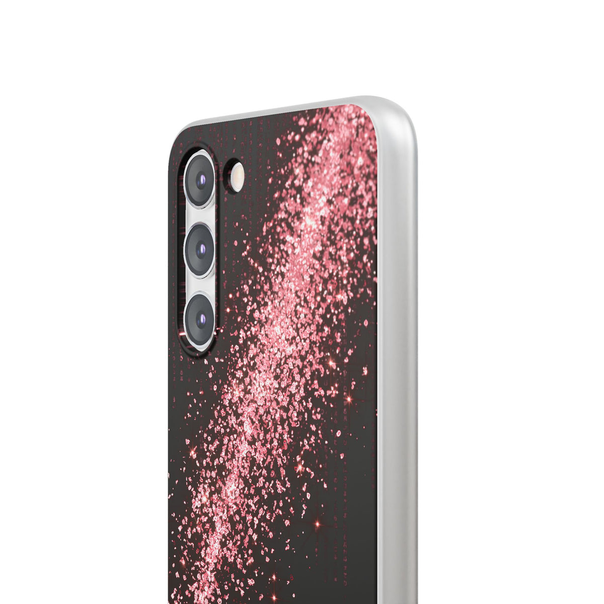 Rose Digital Cascade · Lite Phone Case for Samsung · Pink