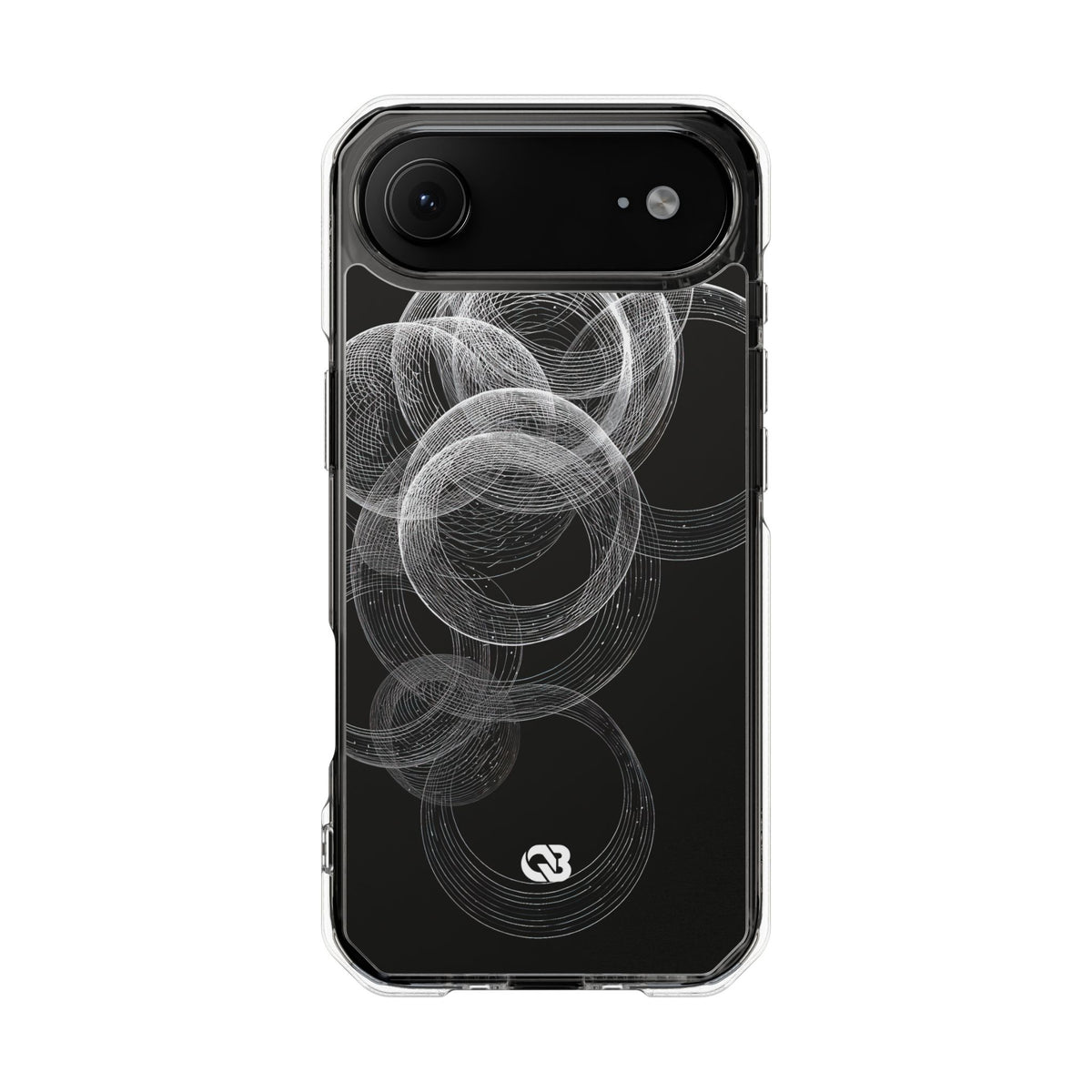 Orbital Resonance · Clear Impact Magnetic Phone Case for iPhone ·  Black