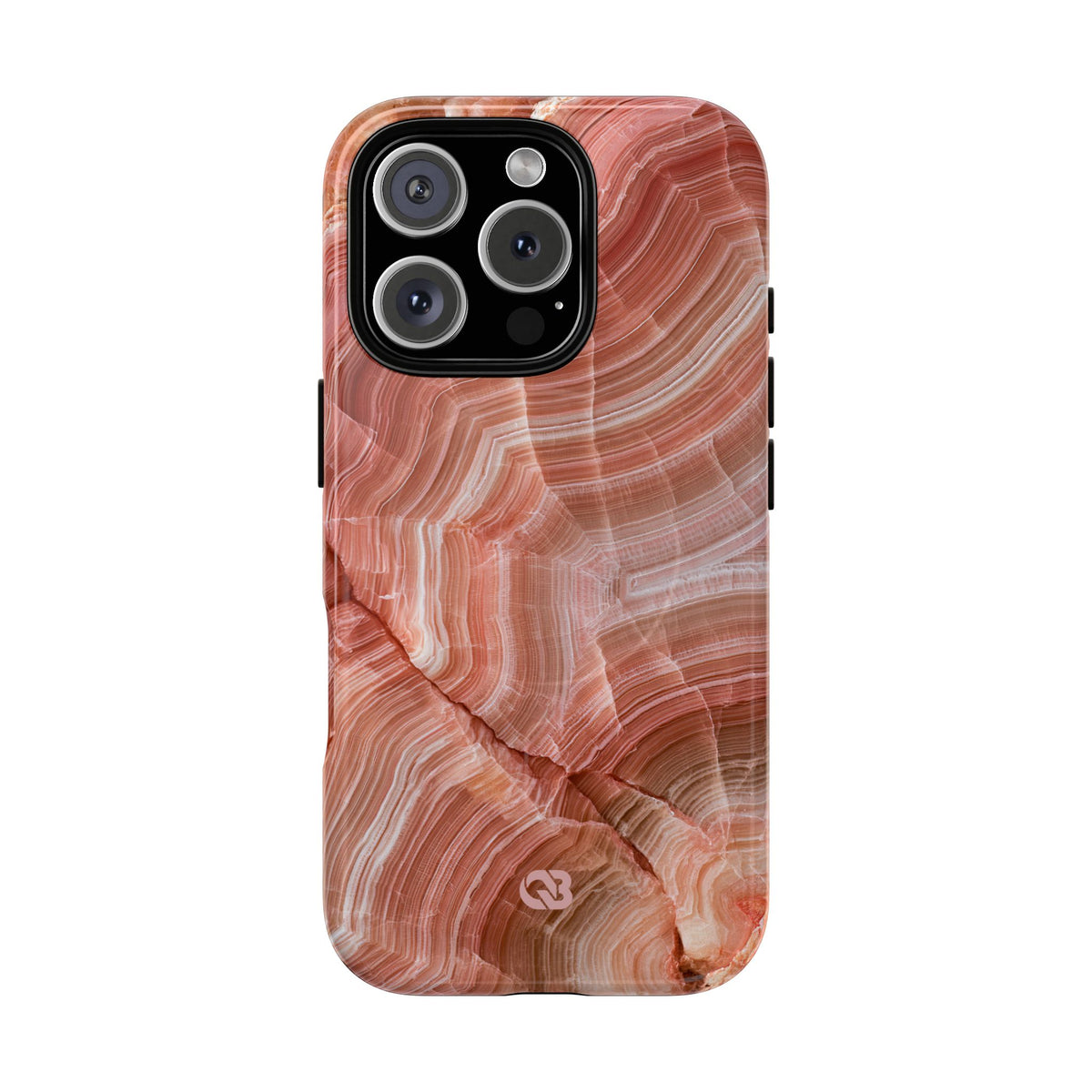 Blushing Rose Strata · Tough 2.0 Magnetic Phone Case for iPhone · Pink