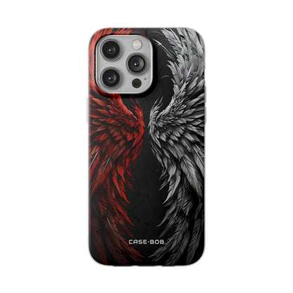 Crimson White Wings iPhone 14 Pro Max Case - Soft