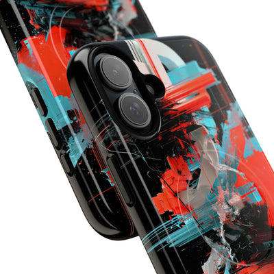 Fragmented Cyber Core · Tough 2.0 Magnetic Phone Case for iPhone · Black