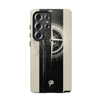 Beige Tough Phone Case for Samsung - Zenith Vector Spire