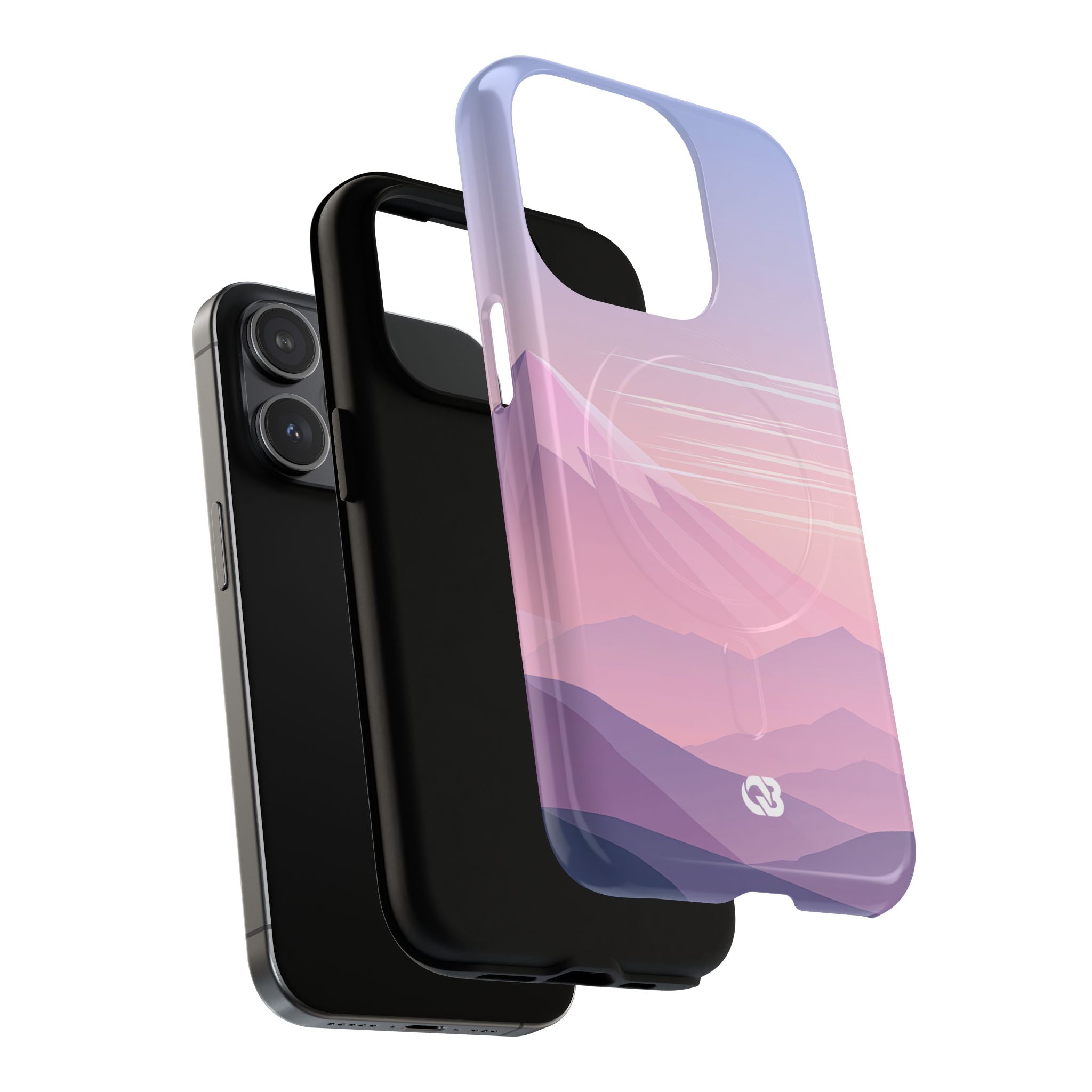 Purple Tough 2.0 Magsafe Phone Case for iPhone - Lavender Alpine Dawn