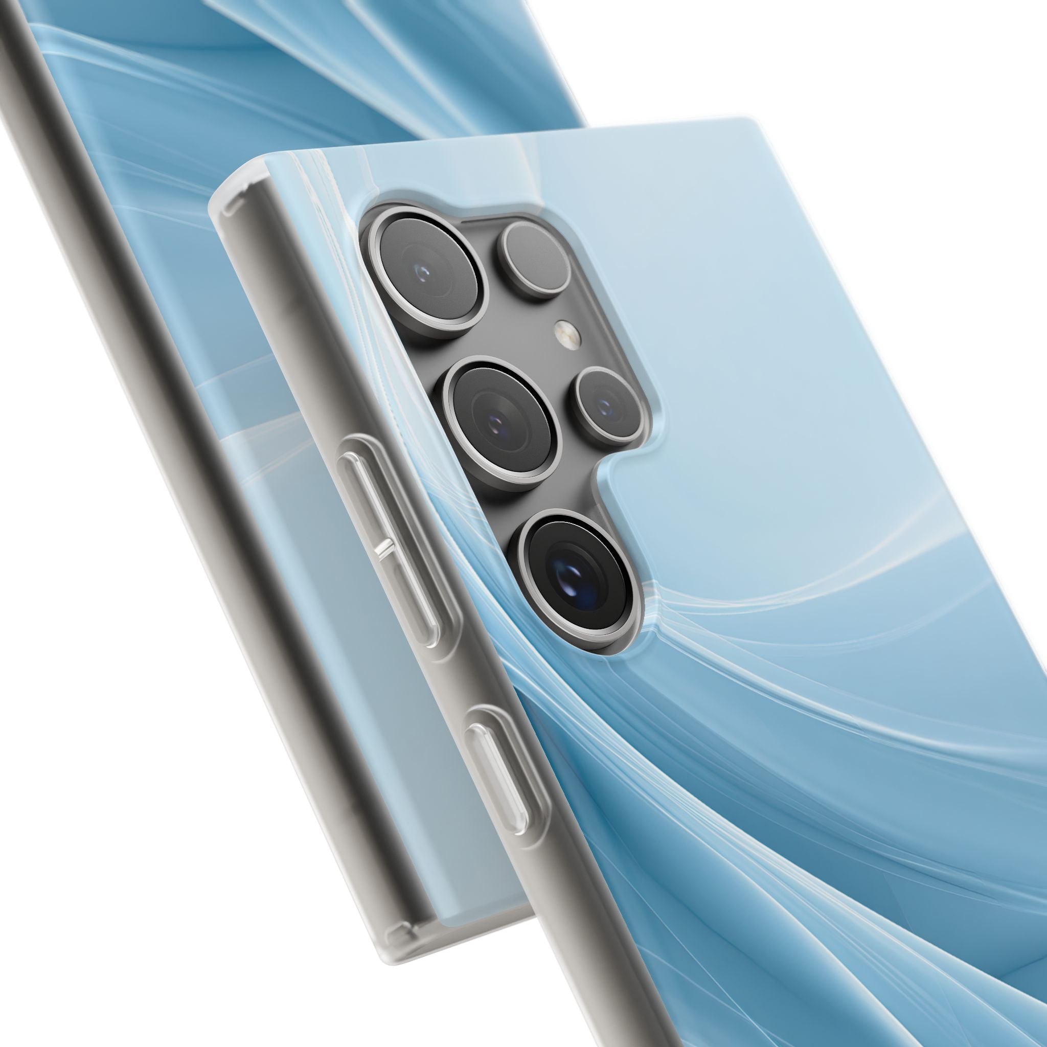 Blue Lite Phone Case for Samsung - Arctic Silk Drift