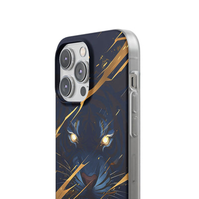 Obsidian Gold Predator · Soft Coque de téléphone pour iPhone