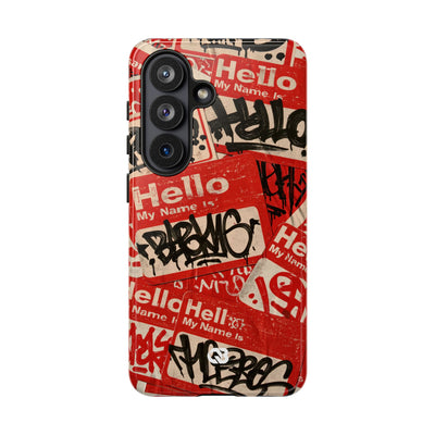 Slap Tag Collage · Tough Phone Case for Samsung · Red