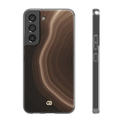 Brown Lite Phone Case for Samsung - Bronzed Canyon Relief