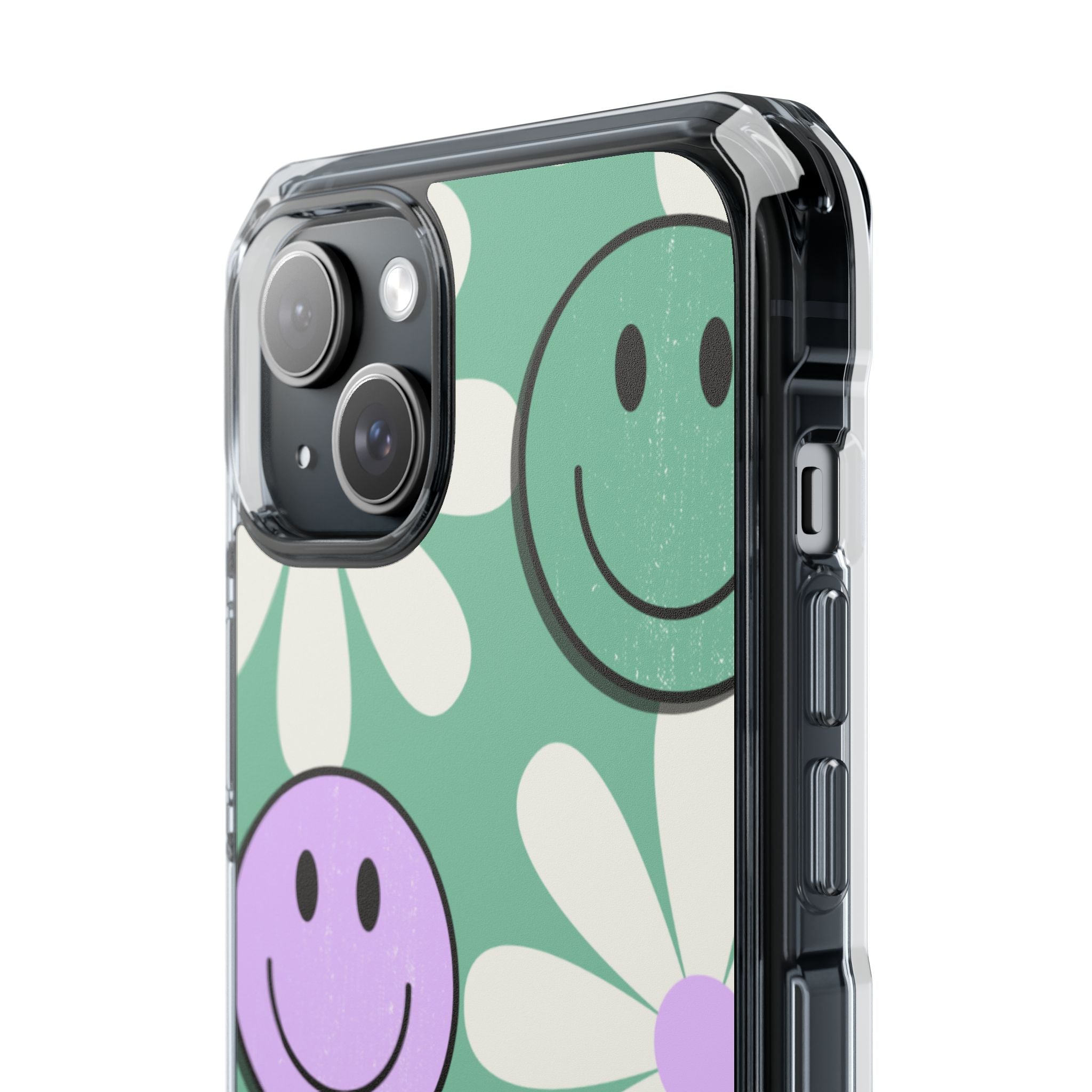 Smiley Daisy Glow iPhone 15 Plus Case - Impact