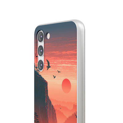 Orange Lite Phone Case for Samsung - Crimson Ridge Flight