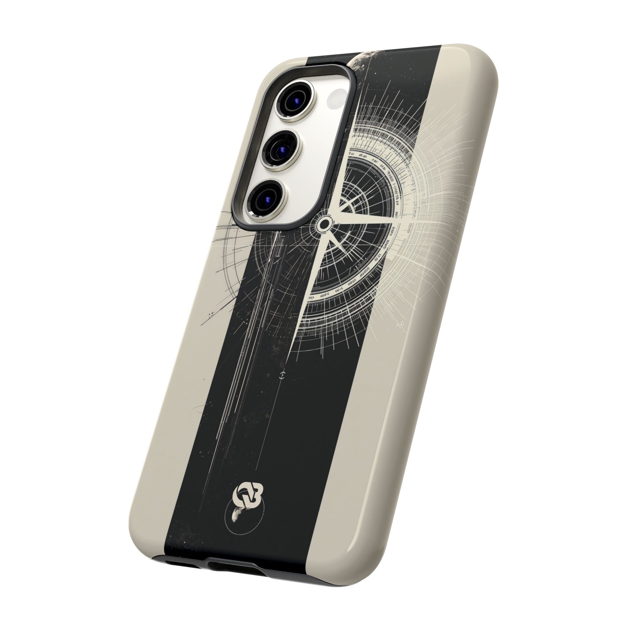 Beige Tough Phone Case for Samsung - Zenith Vector Spire