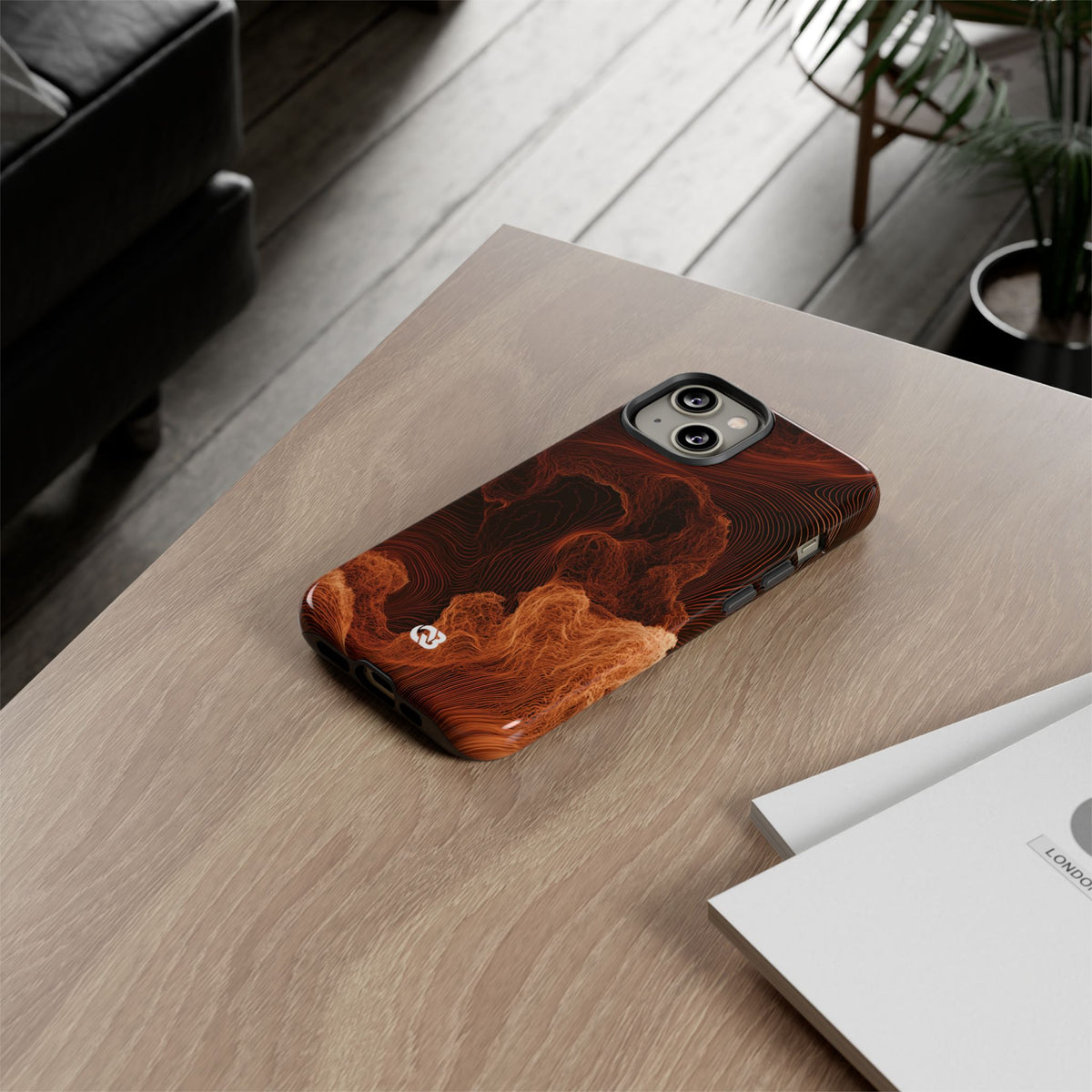 Amber Filament · Tough Phone Case for iPhone · Orange