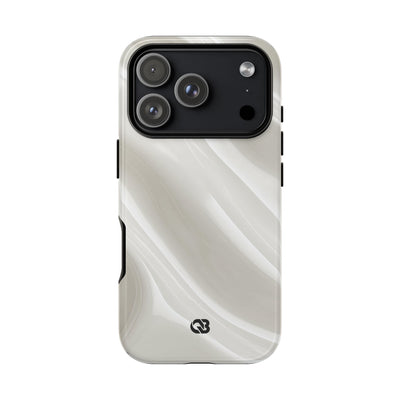 Liquid Enamel Fold · Tough Phone Case for iPhone · White