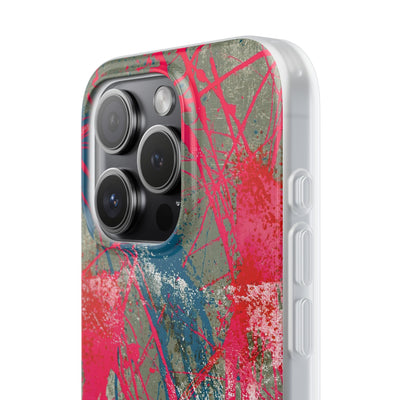 Neon Static Drip · Lite Phone Case for iPhone ·  Pink