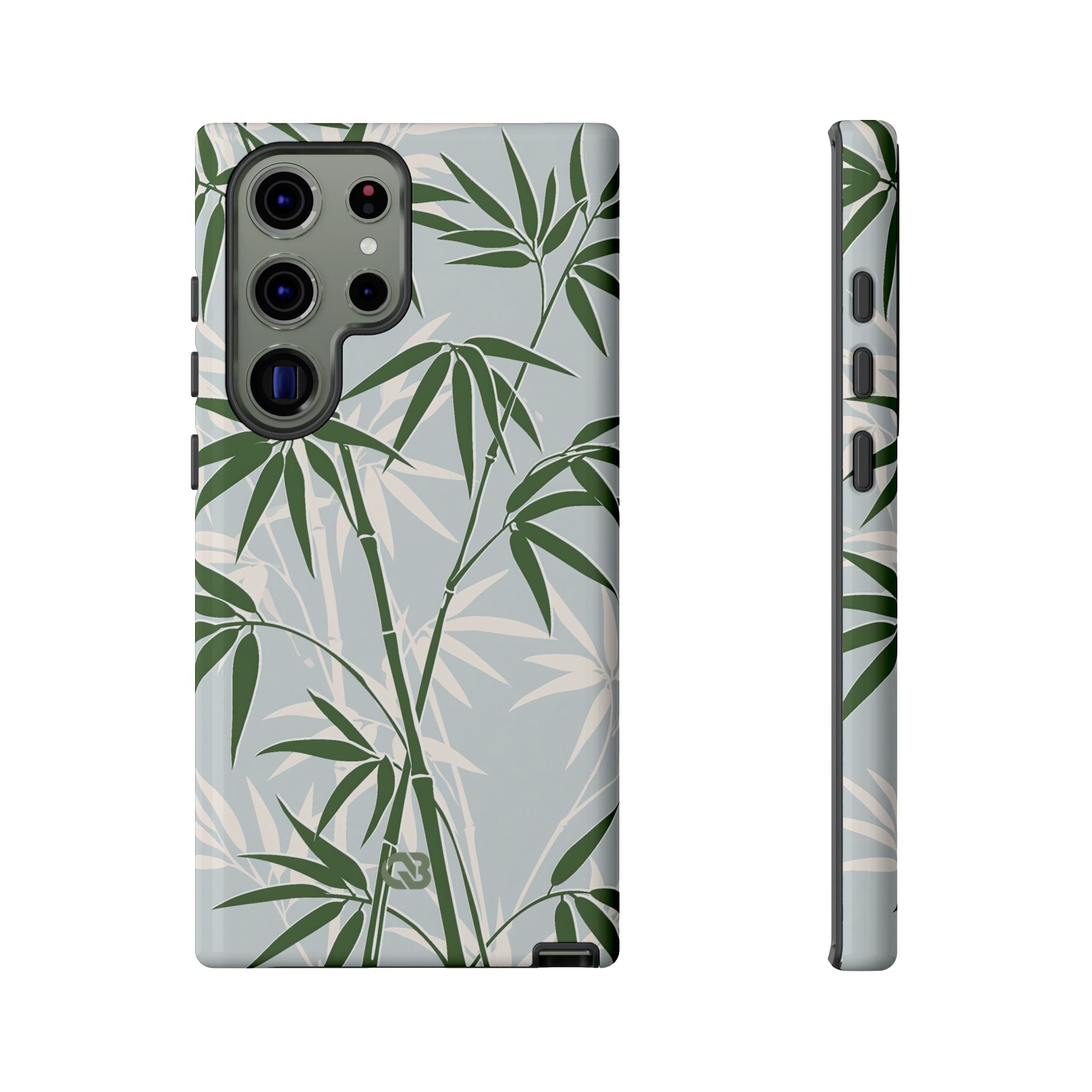 Green Tough Phone Case for Samsung - Kyoto Bamboo Canopy