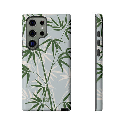 Green Tough Phone Case for Samsung - Kyoto Bamboo Canopy