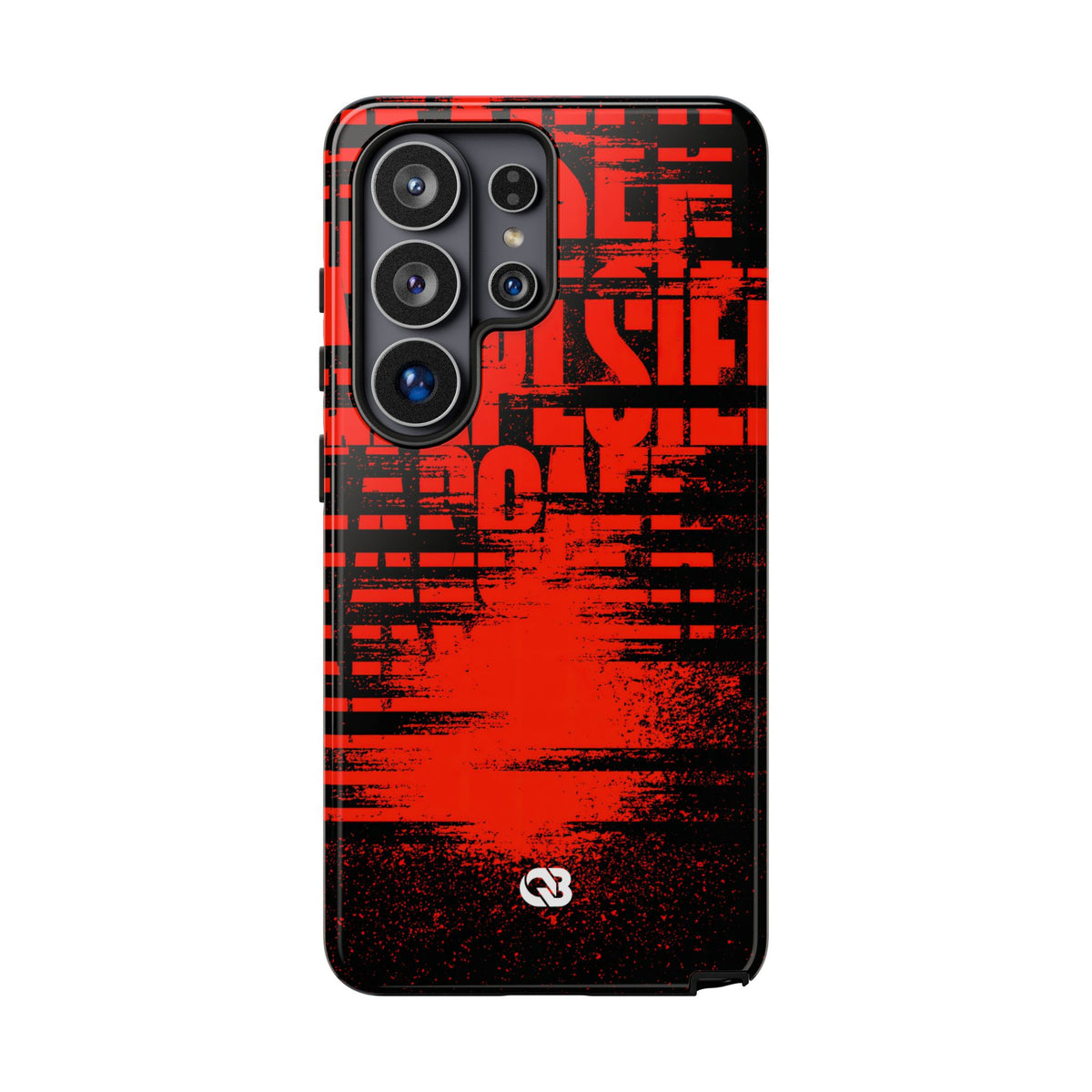 Crimson Redaction · Tough Phone Case for Samsung · Black