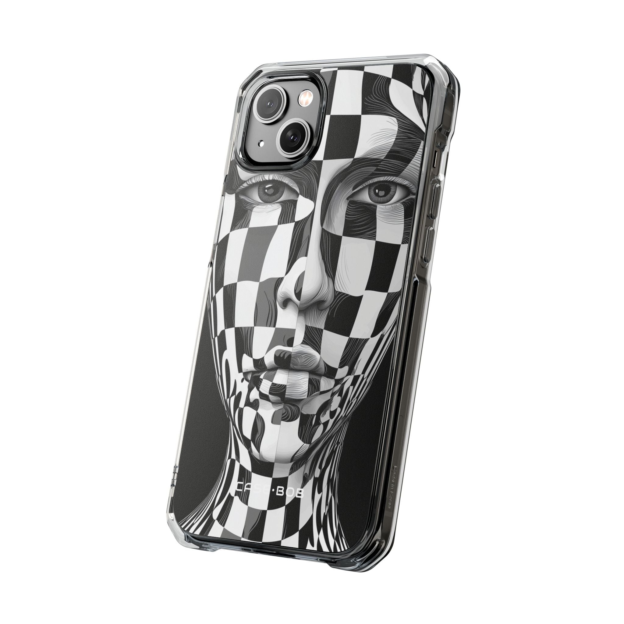 Checkered Face iPhone 14 Plus Case - Impact