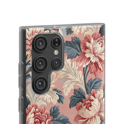 Blush Peony Jacquard · Lite Phone Case for Samsung · Pink
