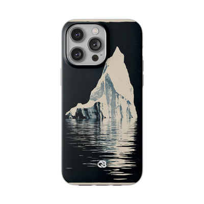 Blue Lite Phone Case for iPhone - Frozen Navy Monolith