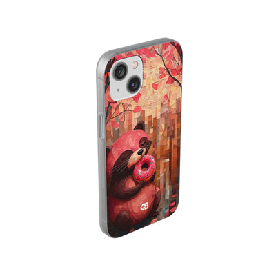 Crimson Donut Bandit · Soft Custodia per iPhone