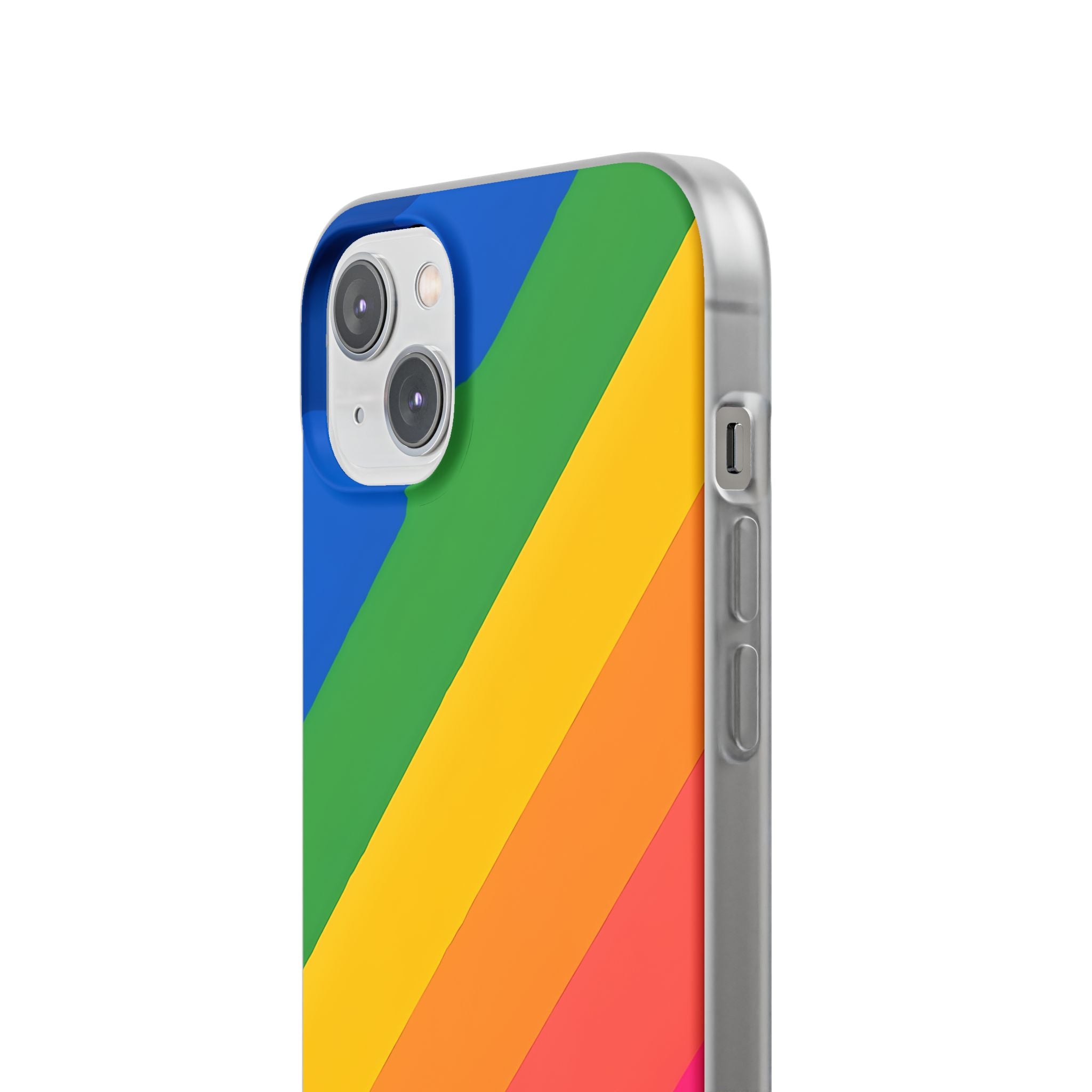 Vibrant Spectrum Slope · Soft Phone Case for iPhone