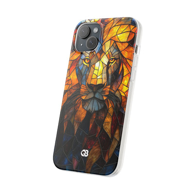 Amber Glass Lion · Soft Phone Case for iPhone