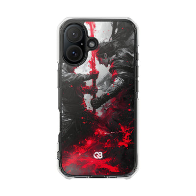 Shattered Crimson Duel · Impact Hoesje voor iPhone · Magsafe