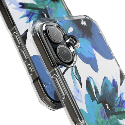 Blue Blossom Radiance iPhone 16 Case - Impact