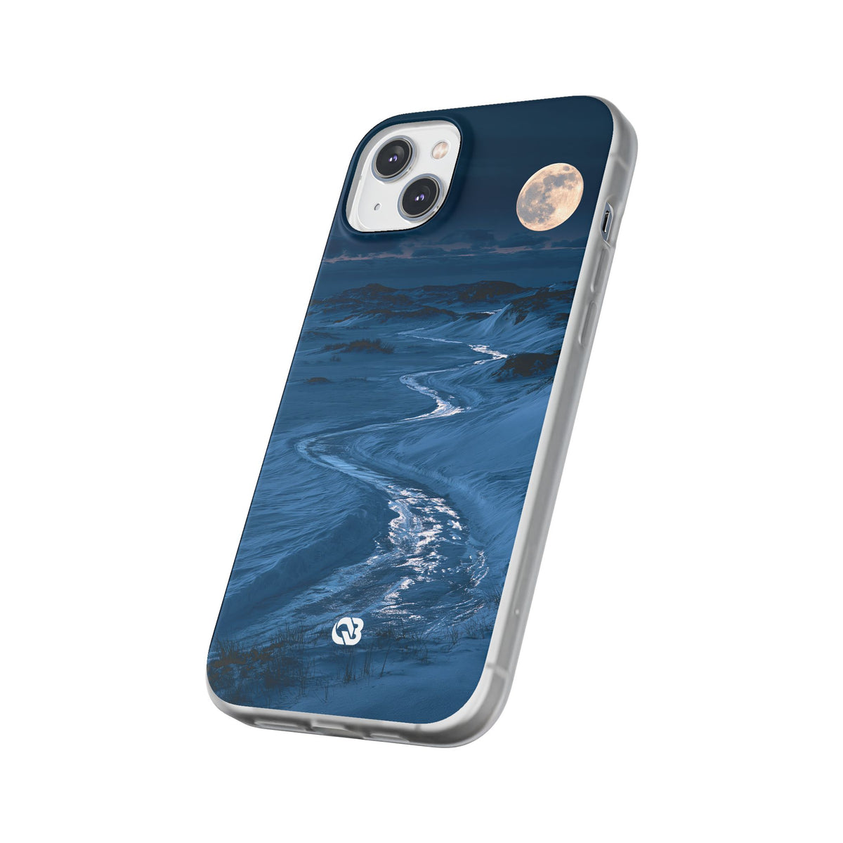Arctic Moon Drift · Lite Phone Case for iPhone ·  Blue