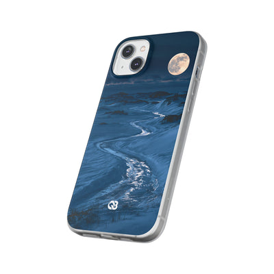 Arctic Moon Drift · Lite Phone Case for iPhone ·  Blue