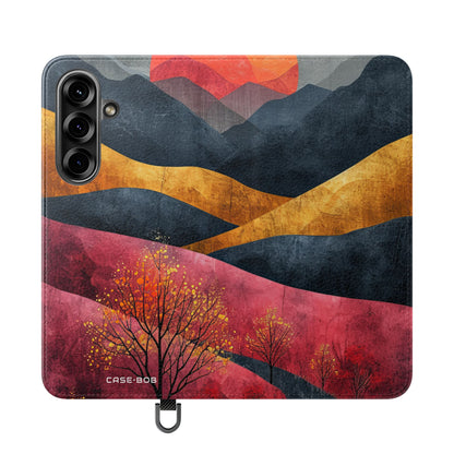Sunset Hills - Samsung S25 Case - Wallet